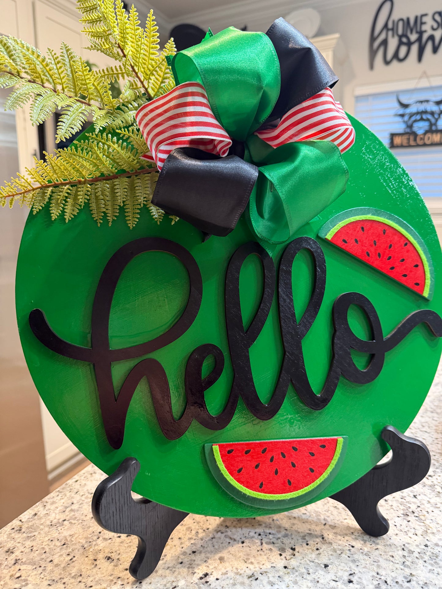 Watermelon hello Door Hanger
