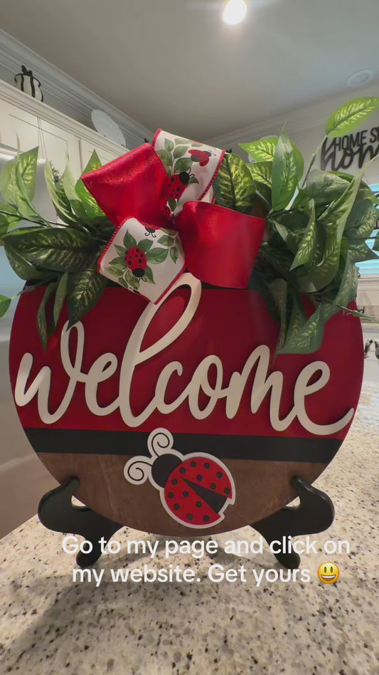 Ladybug welcome